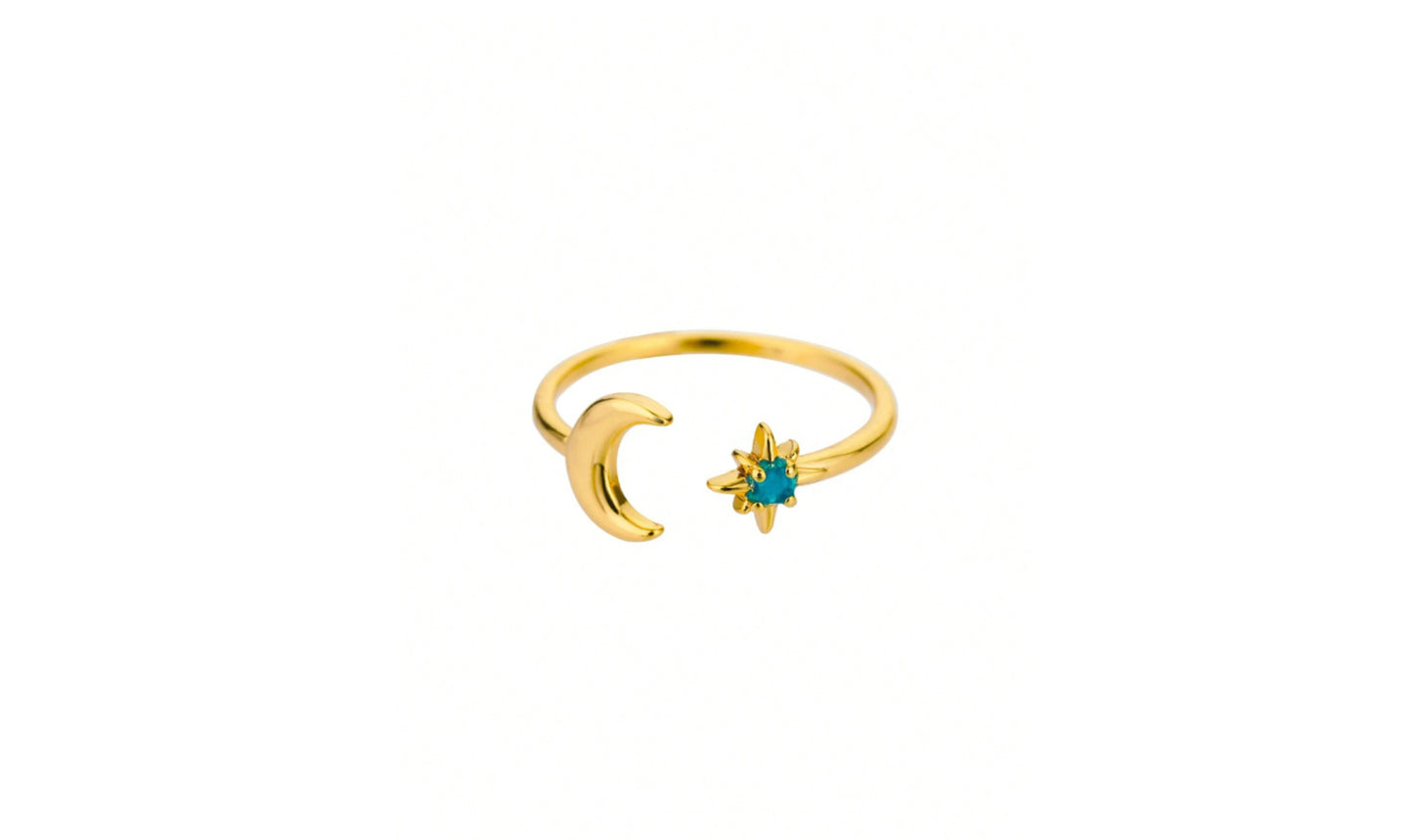 Moon Star Ring